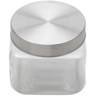 Pote 800ml Vidro Borossilicato Com Tampa de Aço